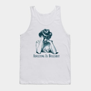 Adulting is Bullshit Novelty Tank Top